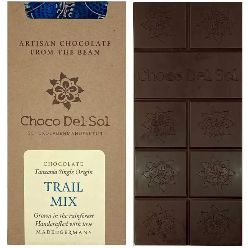 Choco del Sol Milchschokolade Trail Mix