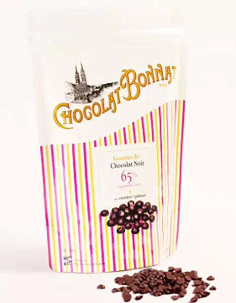 BONNAT | Schokoladentropfen Trinkschokolade  »Chocolat Noir« 65% | 500g