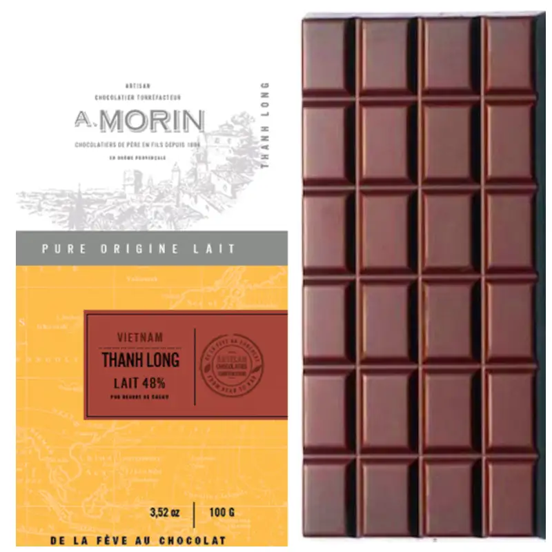 Prämierte beste Milchschokolade Than Long von A. Morin Frankreich