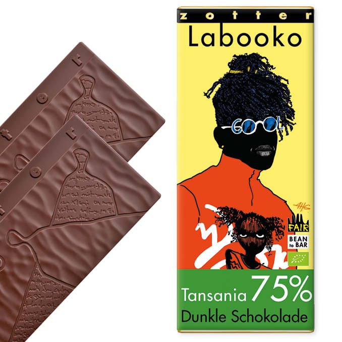 ZOTTER | »Labooko« Schokolade Tansania 75% | BIO | 70g