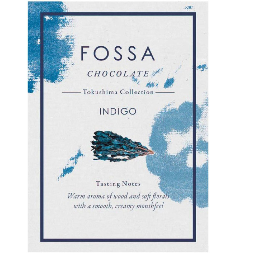FOSSA Chocolate | Weiße Schokolade »Indigo« Tokushima Collection 38% | 50g 
