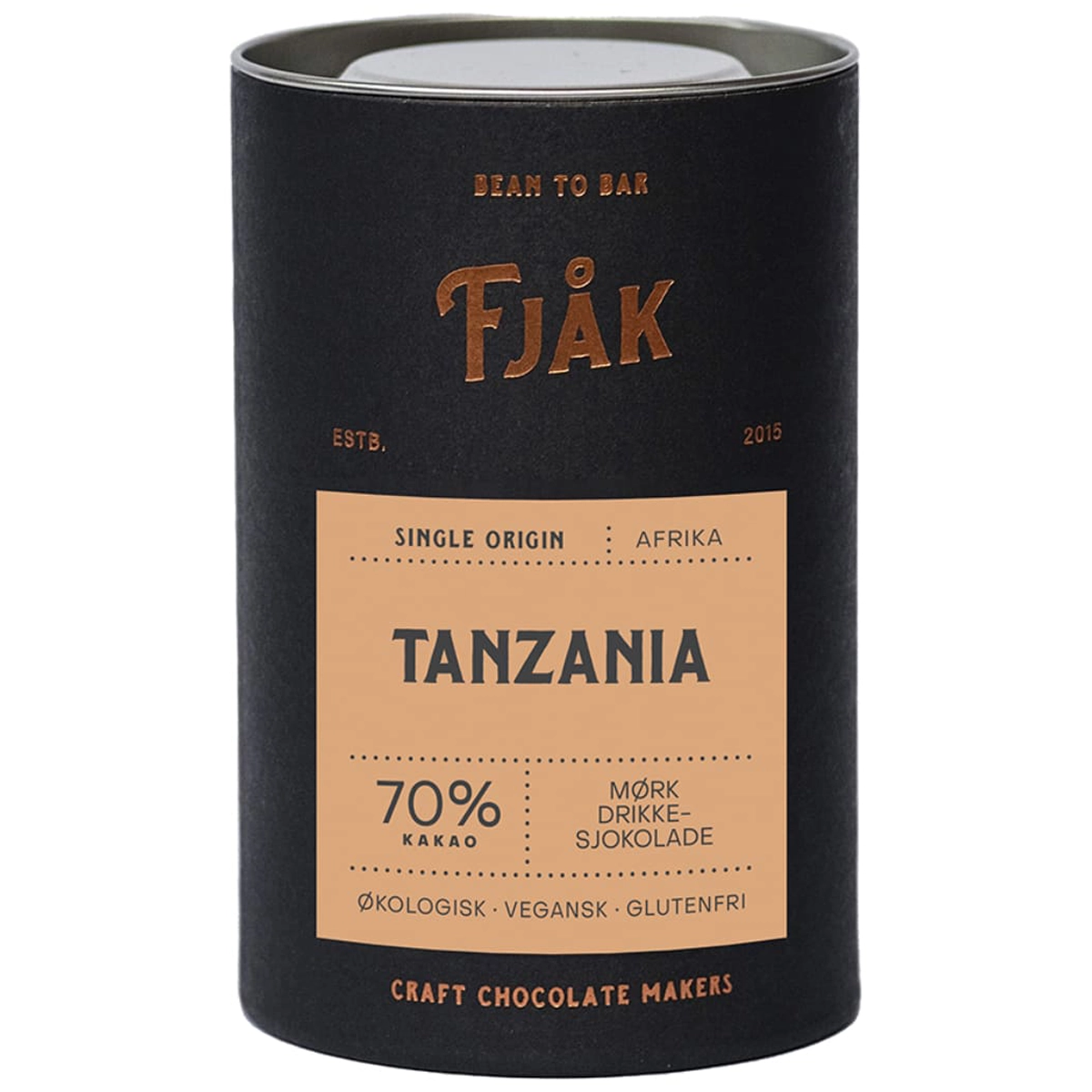 FJAK Tanzania 70 % – Bio-Trinkschokolade aus dem Kilombero Valley, Tansania