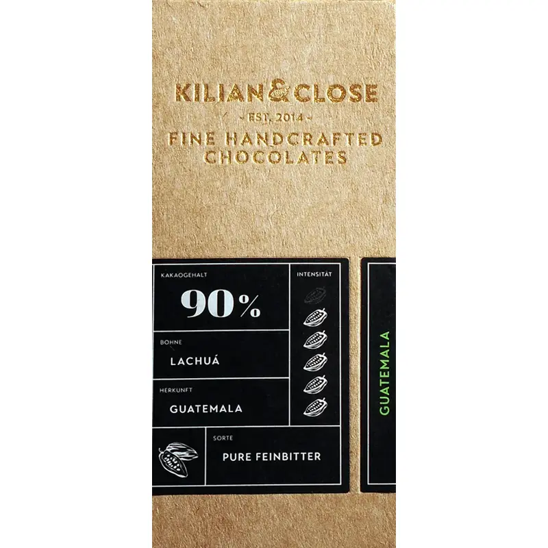 Guatemala Lachua 90% Schokolade von Kilian Close Waren Müritz