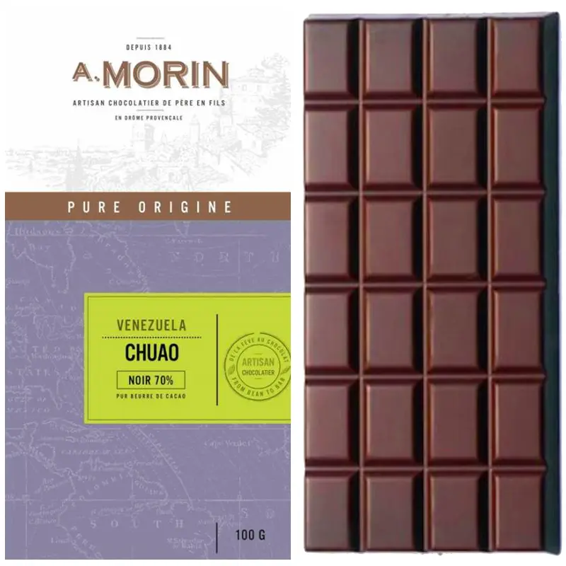 Chuao Venezuela Noir Schokolade von A. Morin