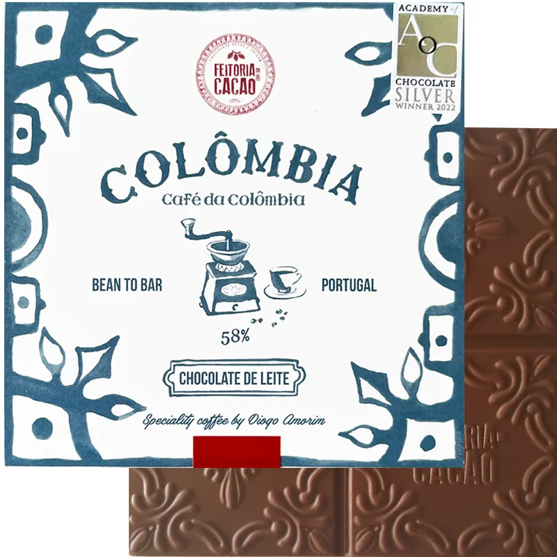Prämierte Schokolade mit Kaffee Colombia von Feitoria do Cacao Portugal