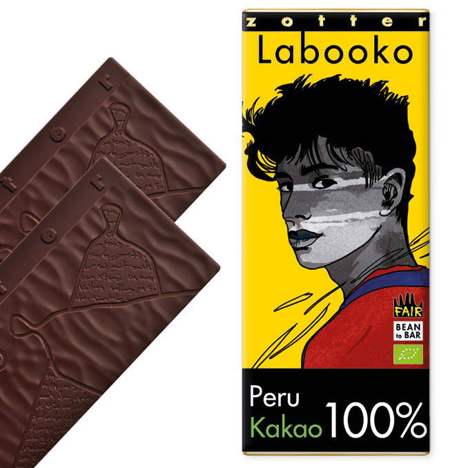 ZOTTER | »Labooko« Peru Kakaomasse 100% | BIO | 70g