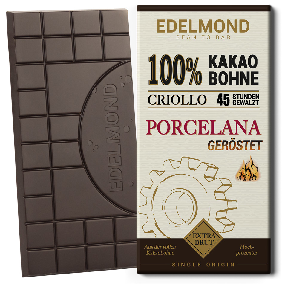 EDELMOND Schokoladen | Kakaomasse »Criollo Porcelana« 100% | 75g