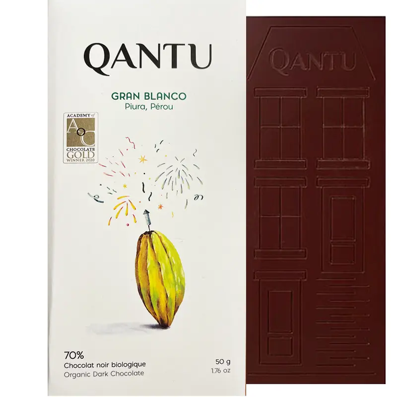 Schokolade Gran Blanco von Qantu Montreal