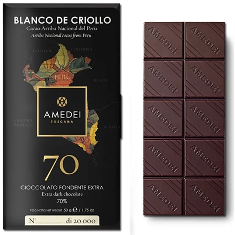 AMEDEI | Dunkle Schokolade »Blanco de Criollo« 70% limitiert Blanco de Criollo Schokolade von Amedei