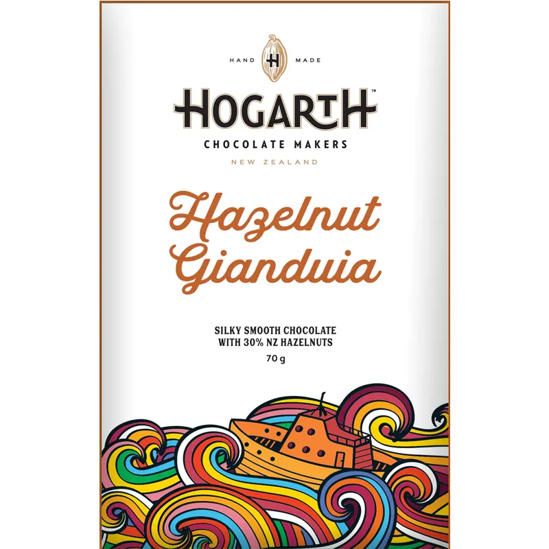 Nougat Haselnuss Schokolade von Hogarth Neuseeland