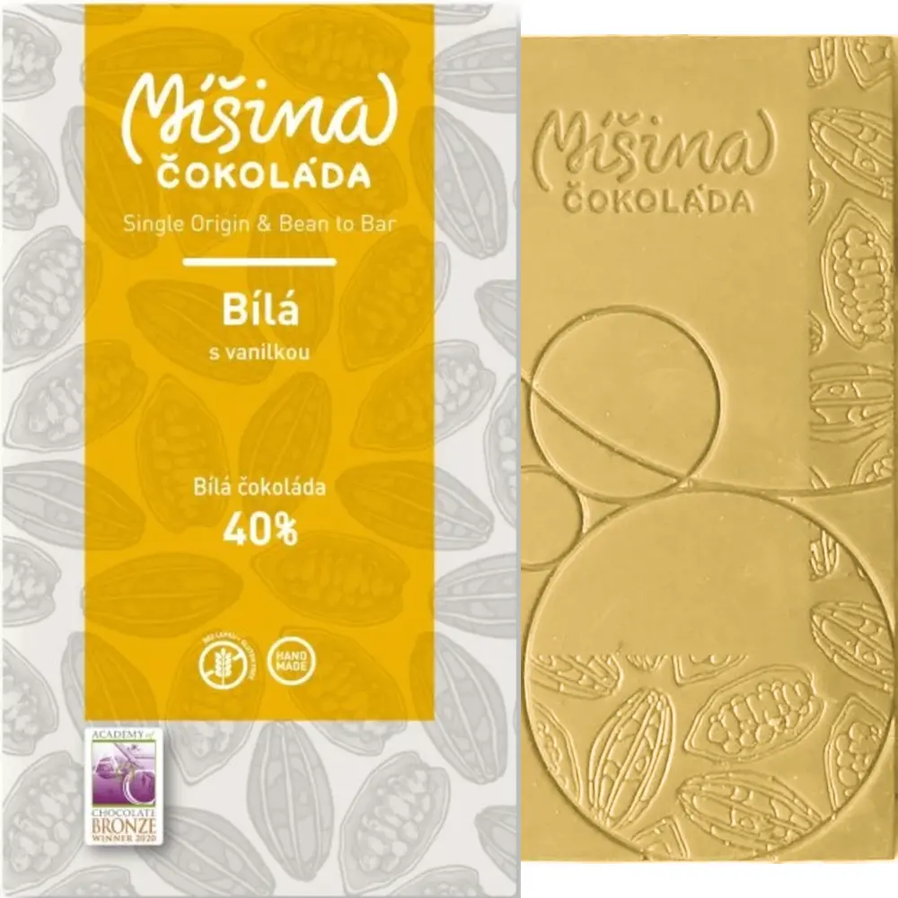 Weiße Prämierte Schokoladen von Misina Prag
