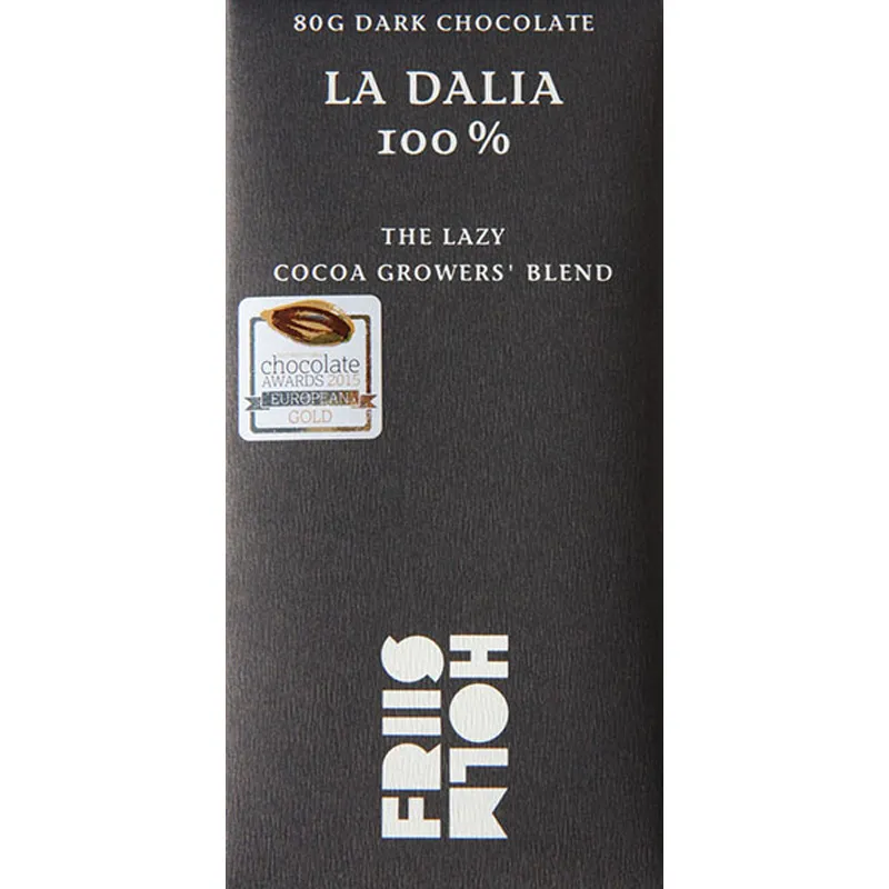 100% Schokoladen Nicaragua La Dalia Kakaomasse ohne Zucker von friis Holm