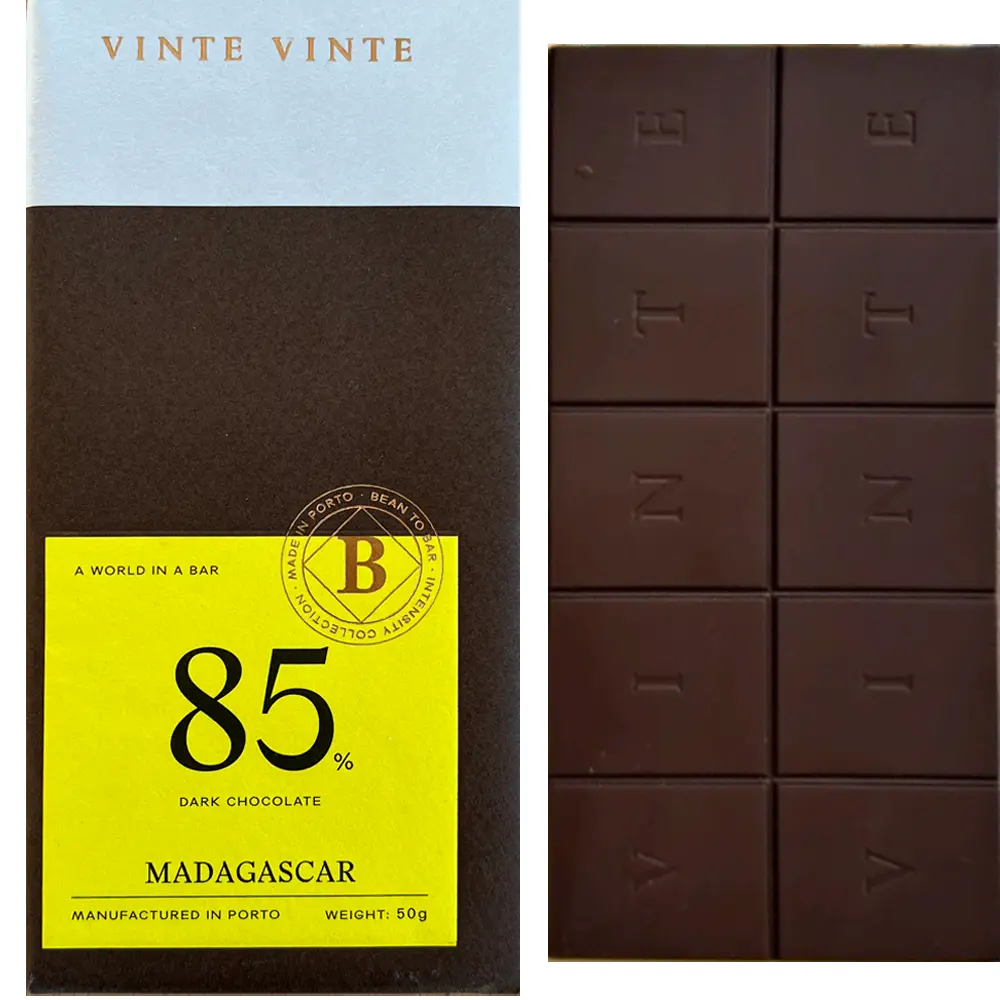 VINTE VINTE | Dunkle Schokolade Madagaskar »85%« 85% | 50g