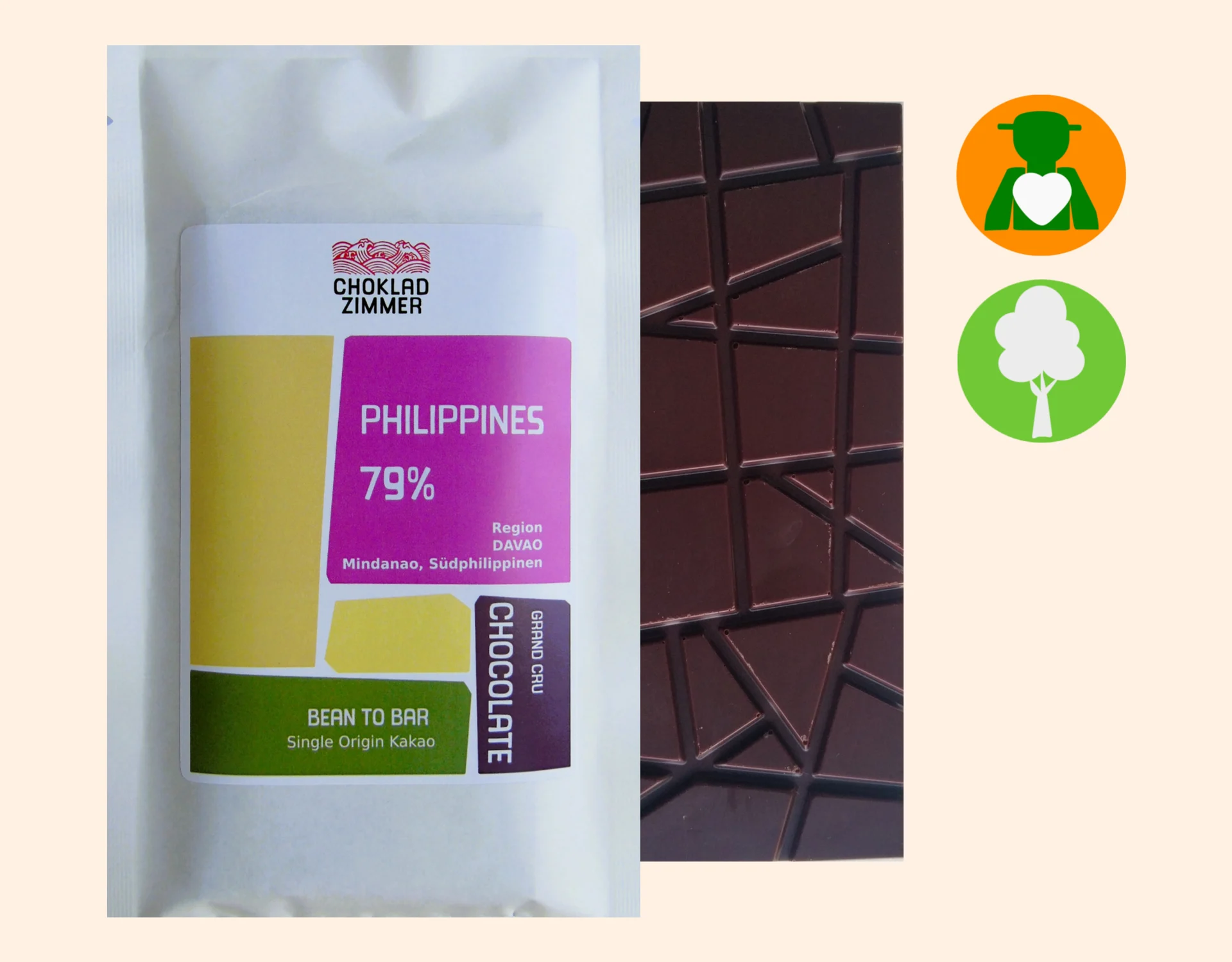 Philippines Schokolade von Choklad Zimmer Born / Darß
