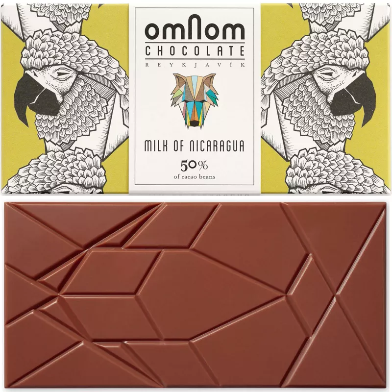 OMNOM Chocolate | Milchschokolade »Milk of Nicaragua« 50% | 60g MHD 19.10.2025 Nicargua Milchschokolade von Omnom