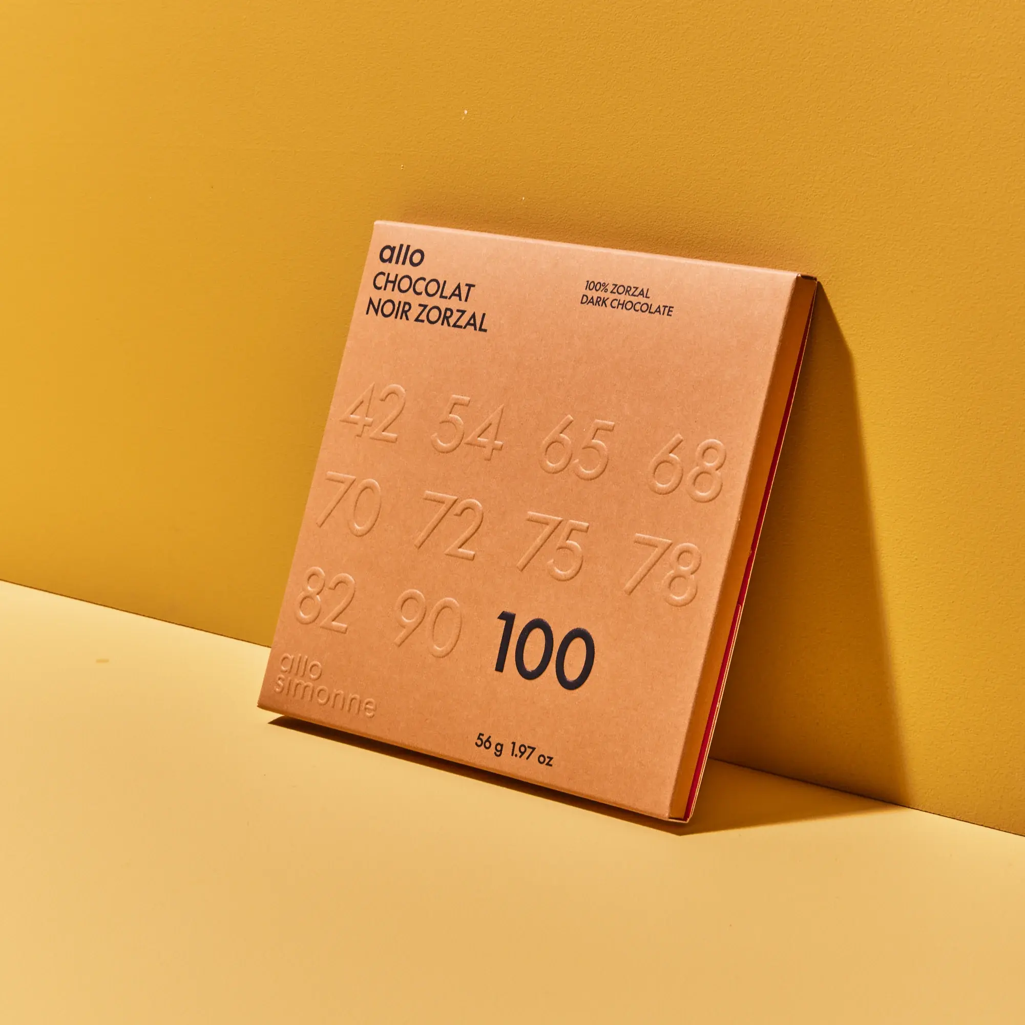 100% Kakaotafel von Allo Simonne Schokoladen Kanada