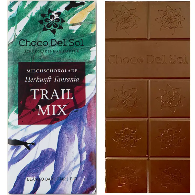 Milchschokolade-tansania-trail-mix von Choco del Sol